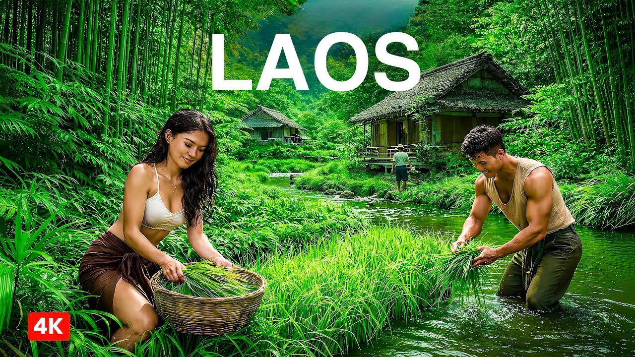 Unseen Laos | Is There a Hidden Life in Laos Jungle Villages? | 4K Travel Documentary