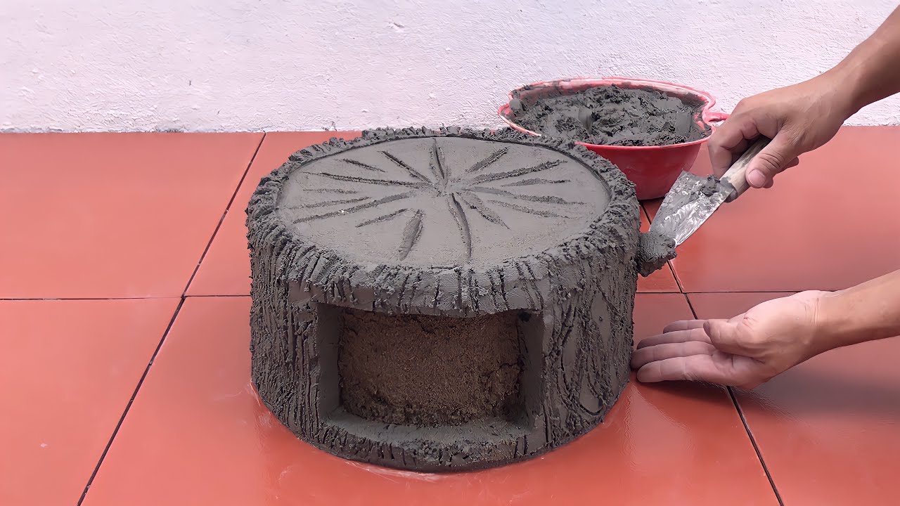 Amazing With Craft Ideas From Cement - How To Make Simple And Beautiful Cement Flower Pots At Home