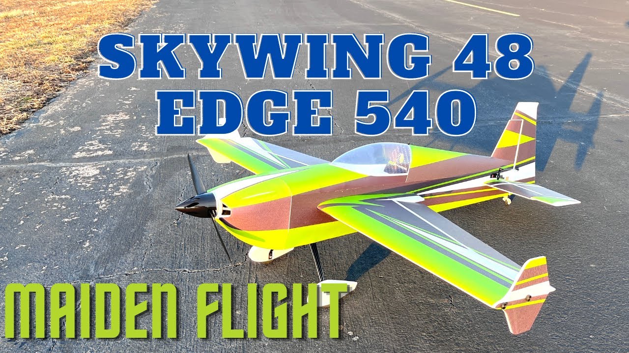 Skywing 48” Edge 540 Maiden flight - Outrageous power with the T-Motor AM480