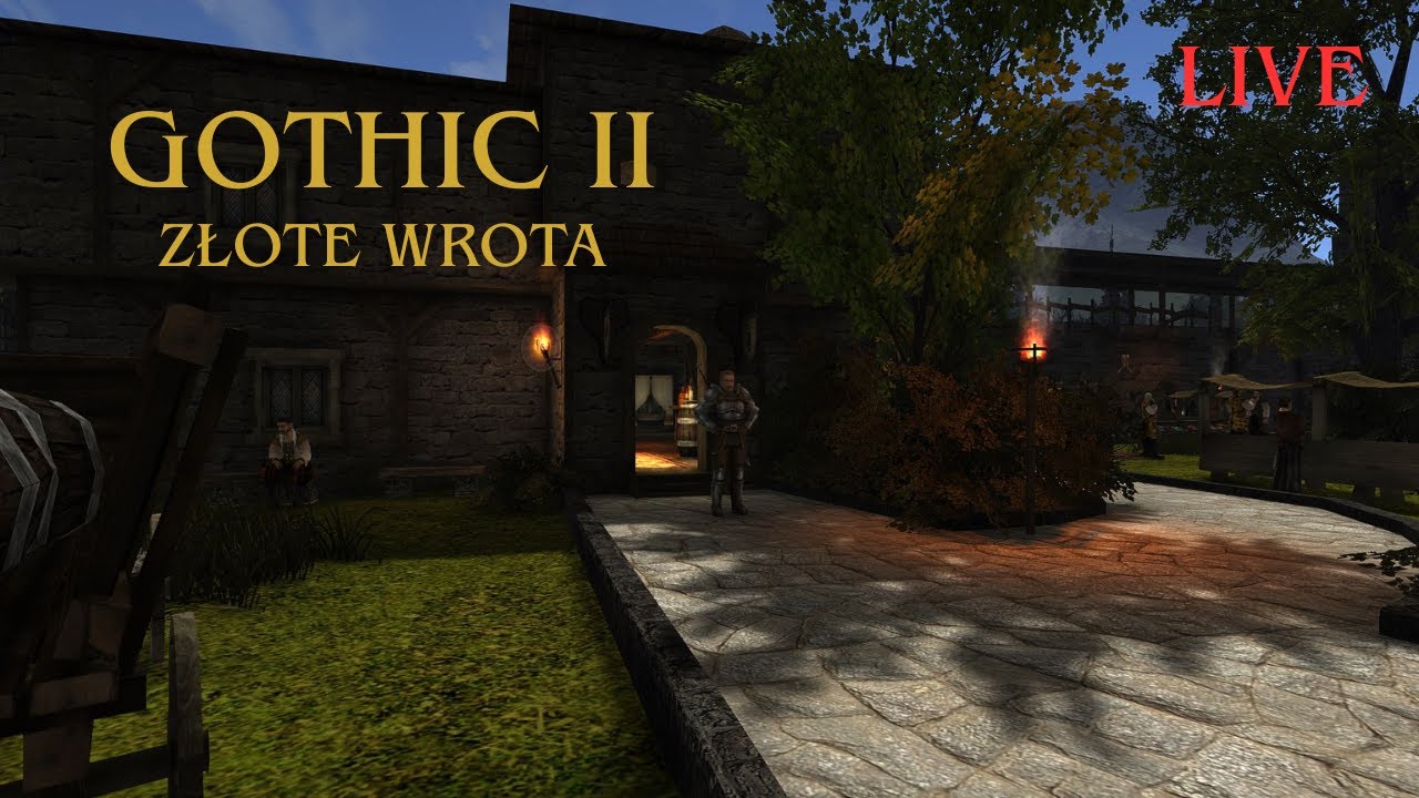 GOTHIC 2 - ZŁOTE WROTA  🟢ZWIAD W OBOZIE BANDYTÓW🔴NA ŻYWO #3