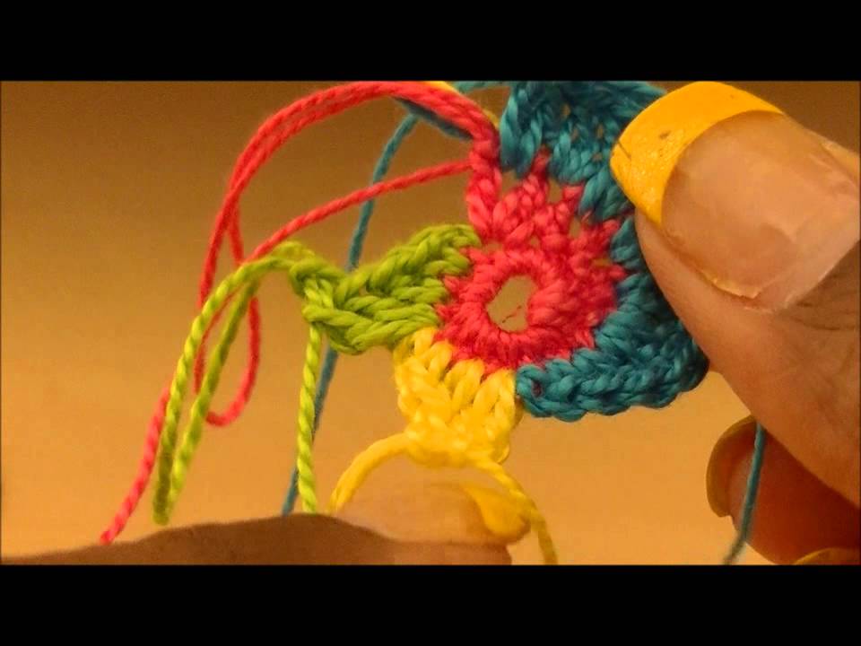 Tutorial-Multi colored Spiral Crochet Earring