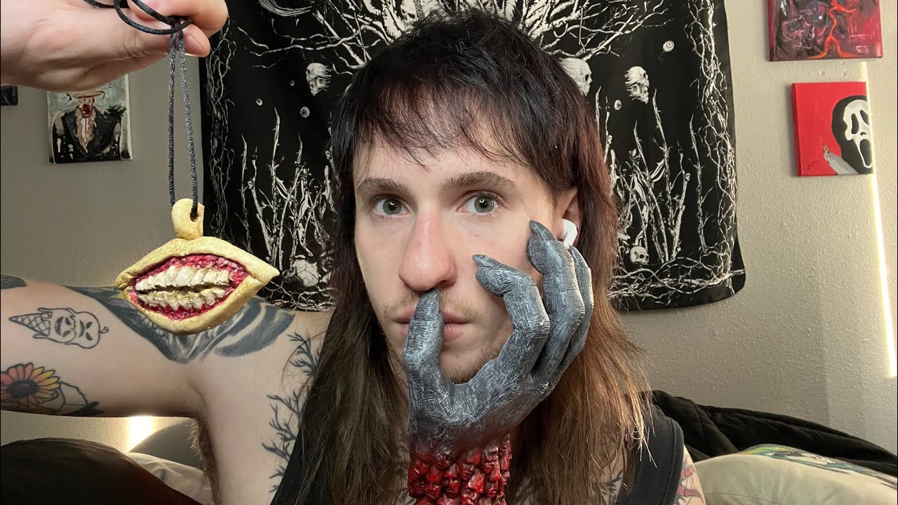 ASMR soft spoken - spooky & scratchy things