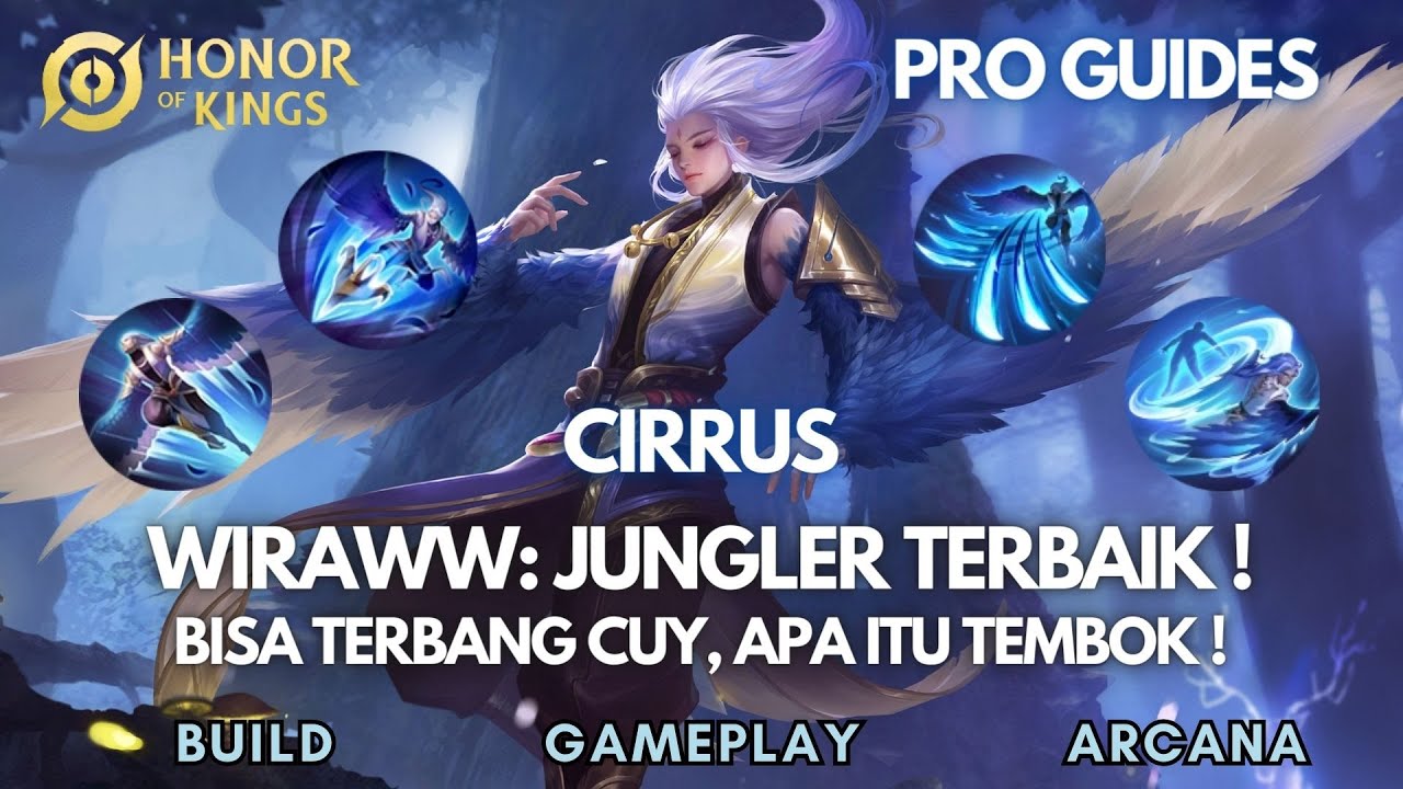 CIRRUS! JUNGLER TERBAIK MENURUT KAGENDRA WIRAWW! BISA TERBANG CUYY! | Honor of Kings Indonesia