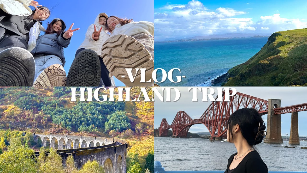 英國留學vlog | 蘇格蘭高地🏔️三日遊🚗 霍格華茲火車、天空島、炸魚薯條🍟、踩雷中餐廳👎🏻、聖安德魯斯
