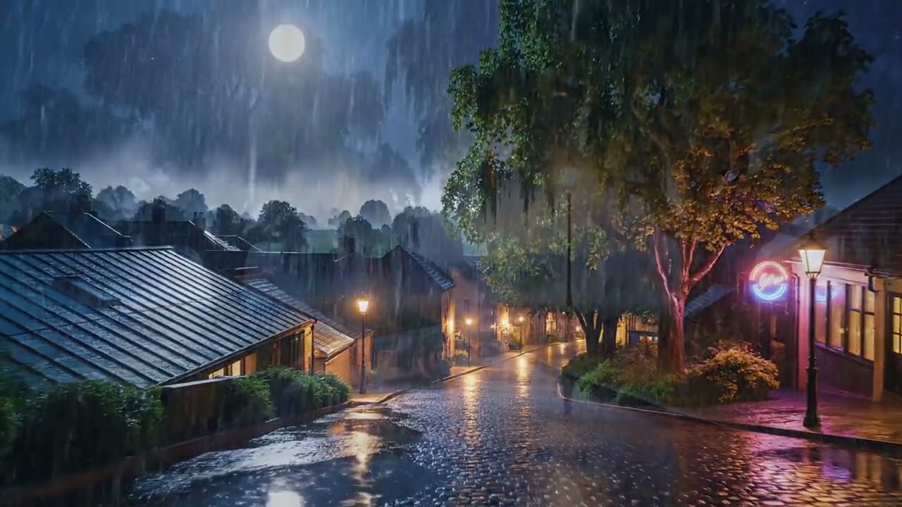 Soothing Violin Melody with Rain Sounds  | Stress Relief & Calm 