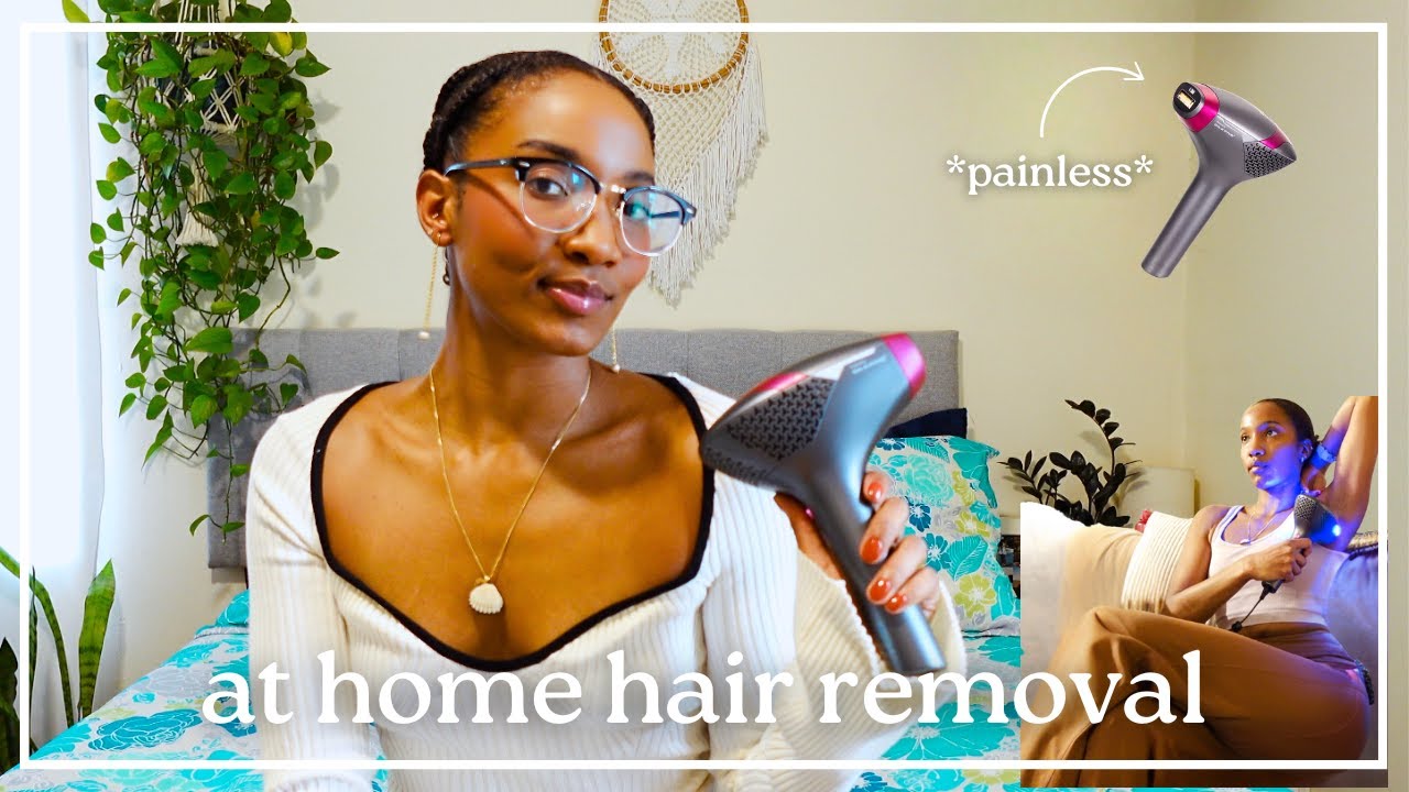My At-Home Laser Hair Removal Routine | DermRays V6S vs IPL
