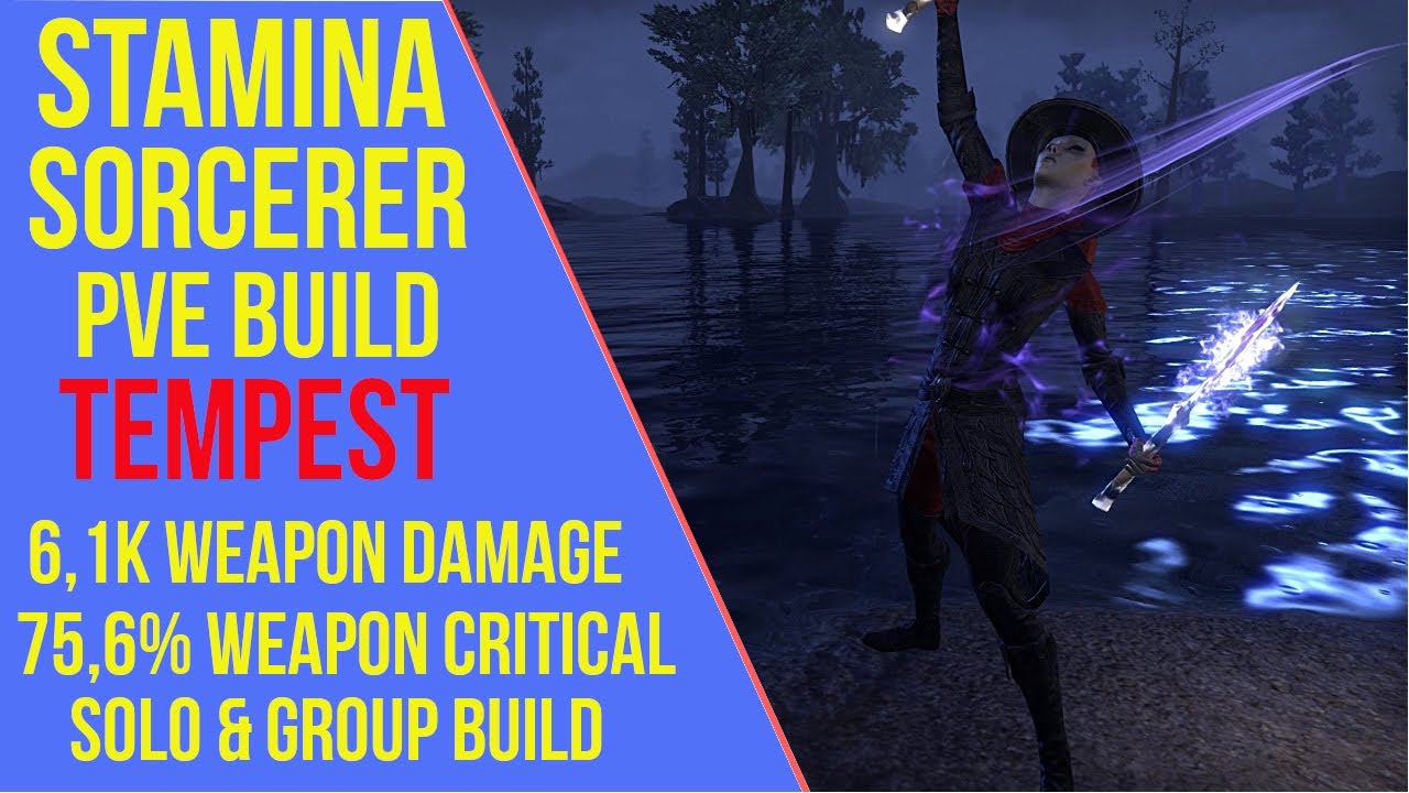 ESO Stamina Sorcerer PVE Build - Tempest - Stamsorc PVE Build Markarth