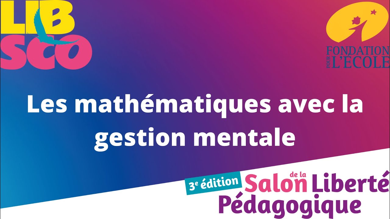 Les mathématiques avec la gestion mentale