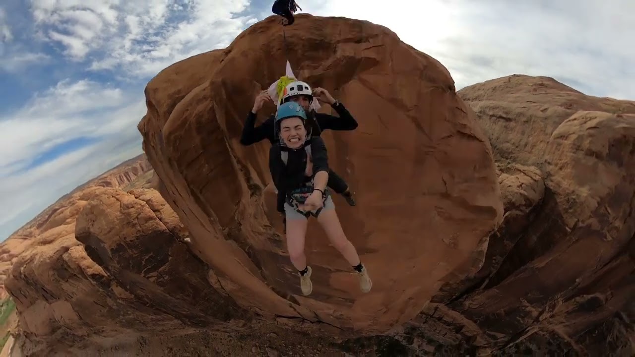 Most stoked BASE jump ever! Ganster BASE jump!
