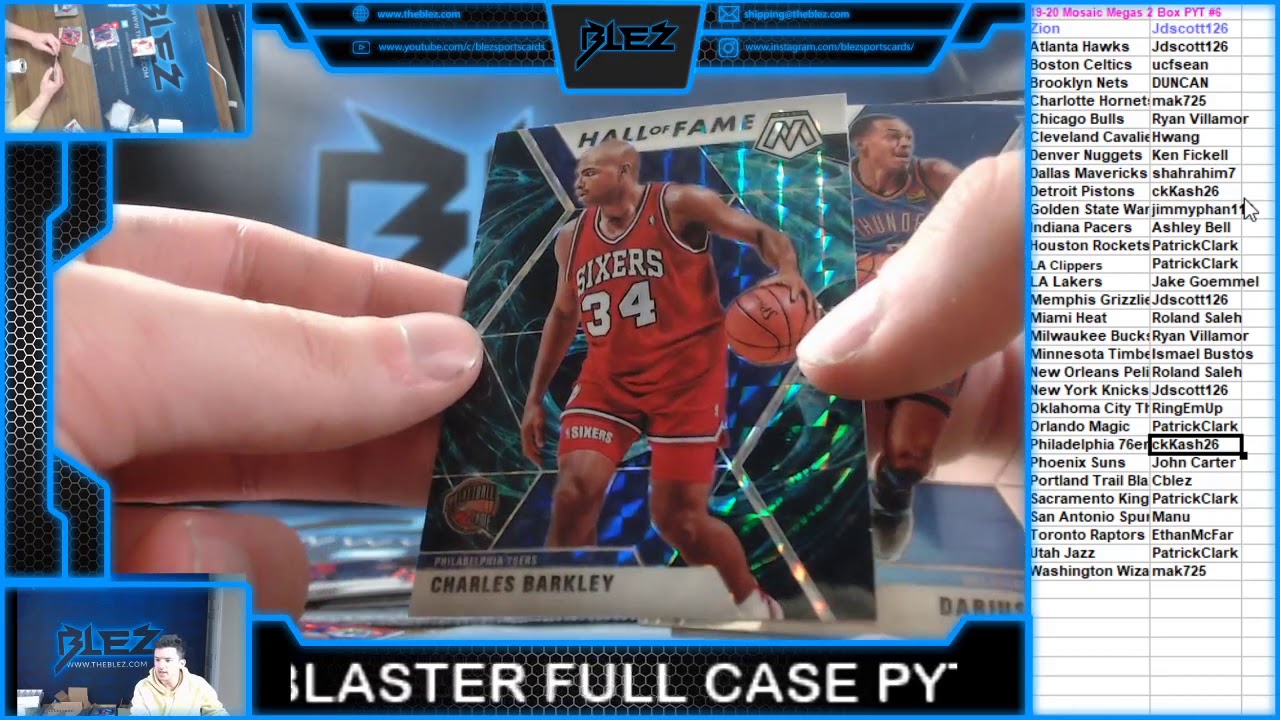 2019-20 Mosasic Mega BSK 2 Box PYT #6