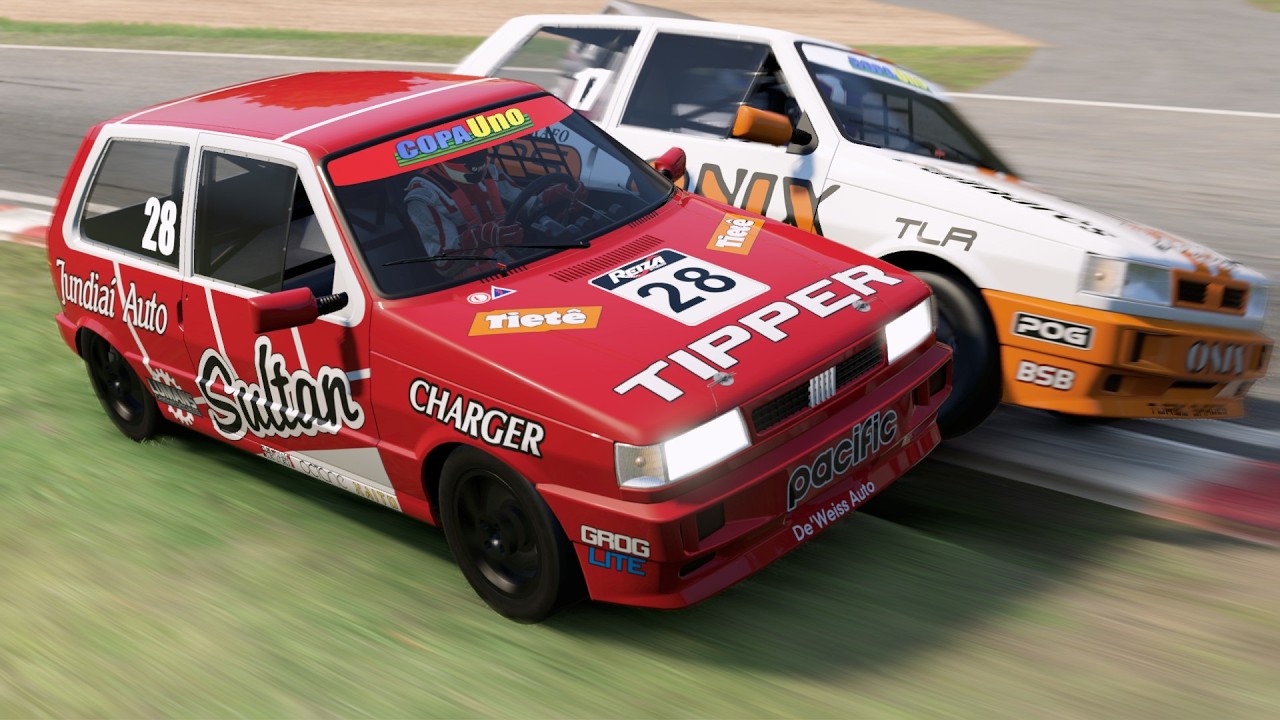 Fiat UNO open lobby fun at Oulton Park AMS2