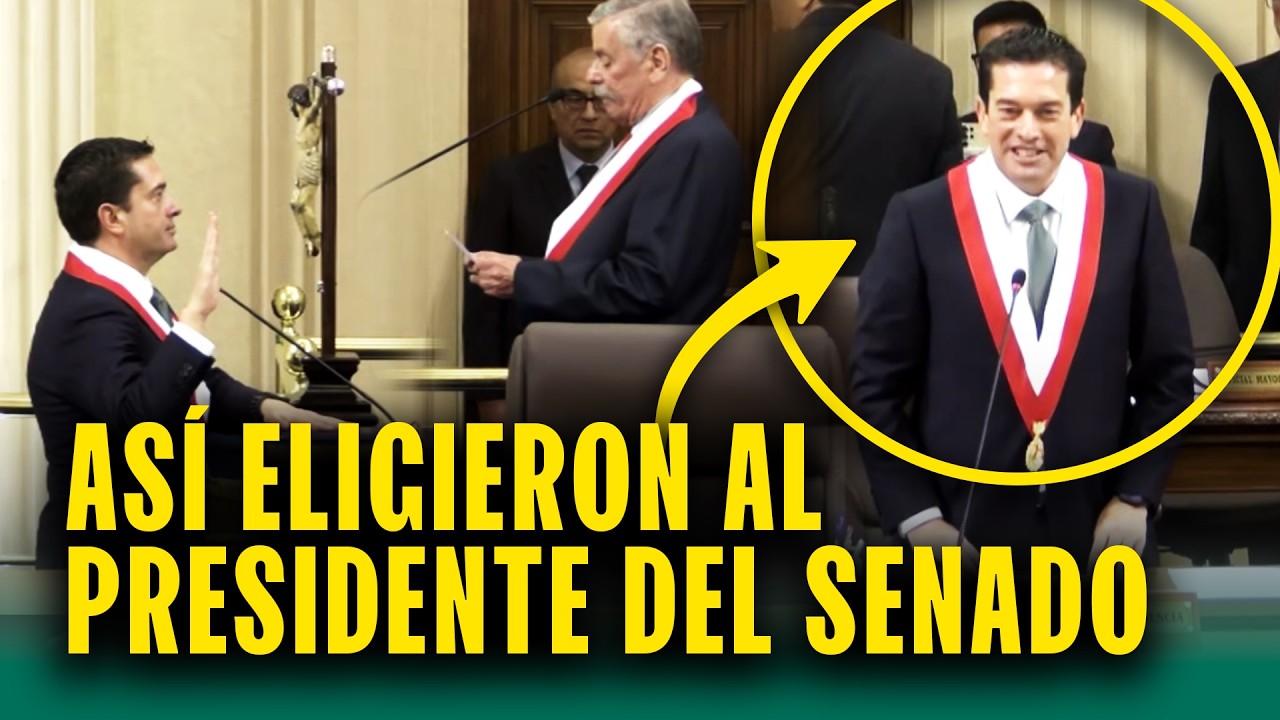 As&iacute; fue la elecci&oacute;n de la Mesa Directiva del Senado y el discurso de Miguel Torres como presidente