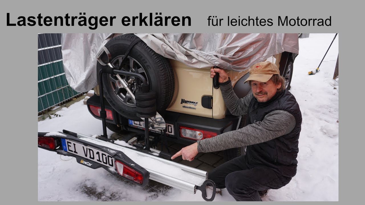 Motorradträger für Anhängekupplung
