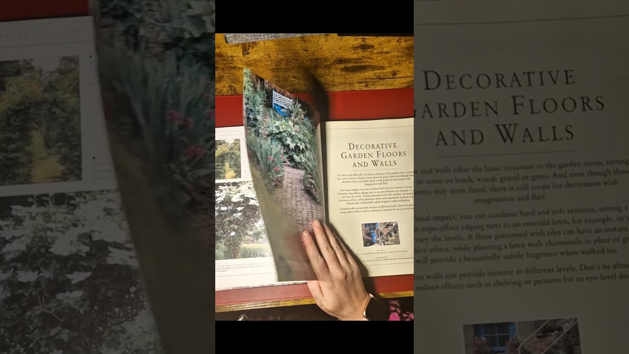 Cornish Cottage ASMR | Gardening Book Flip-Through 🍃 🍵 Part 2
