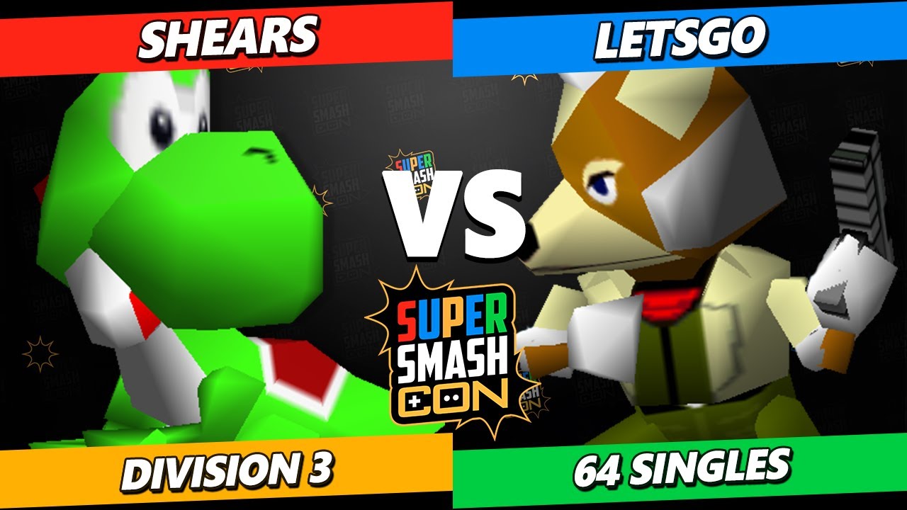 SSC 2023 - Shears (Yoshi) Vs. LETSGO (Fox) Smash 64 - SSB64