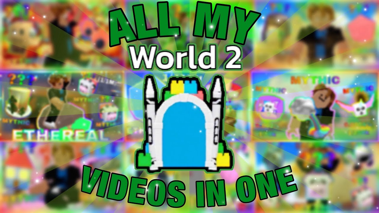 All My World Two Videos in ONE! - Unboxing Simulator- 100% Index Challenge