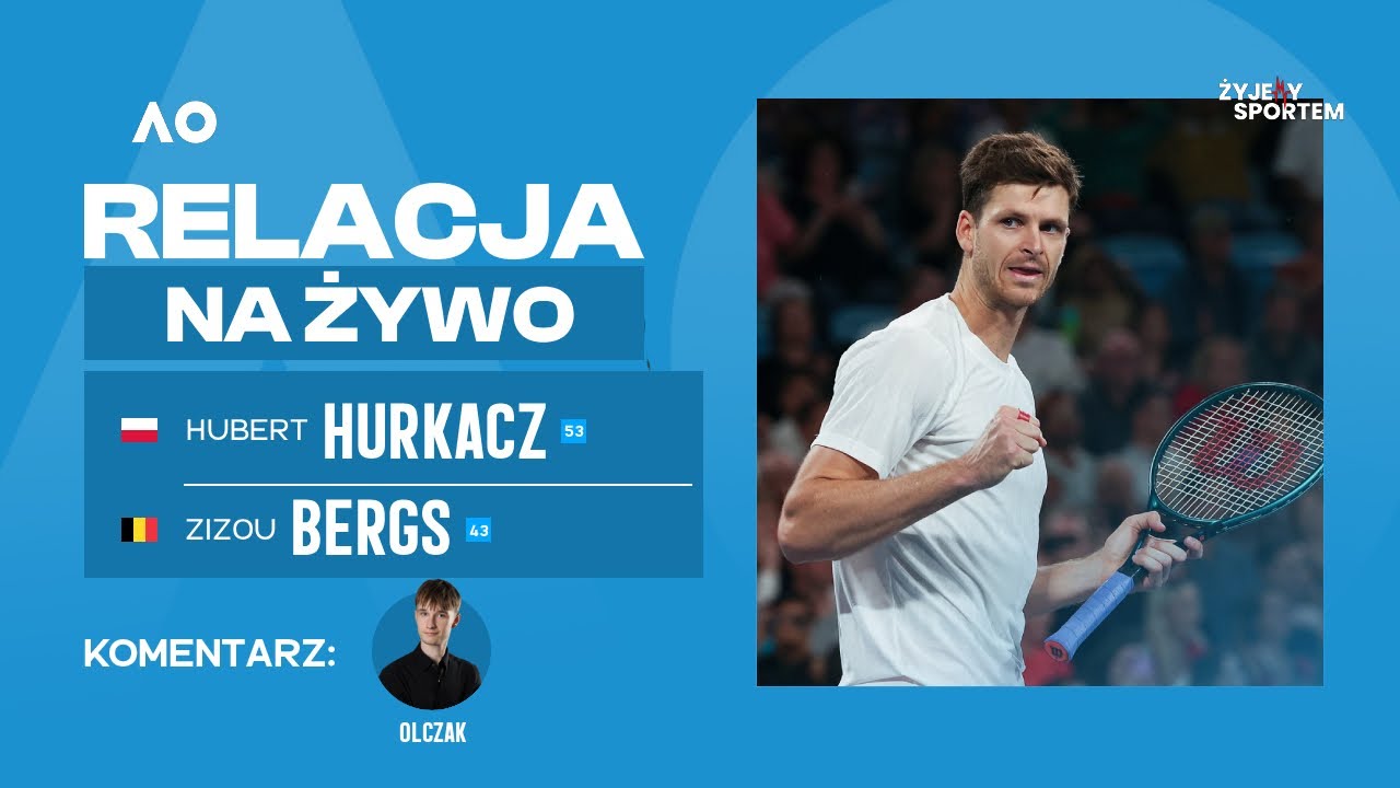🔴AUSTRALIAN OPEN 2026: HUBERT HURKACZ vs. ZIZOU BERGS | ATP TENNIS RELACJA LIVE STREAM