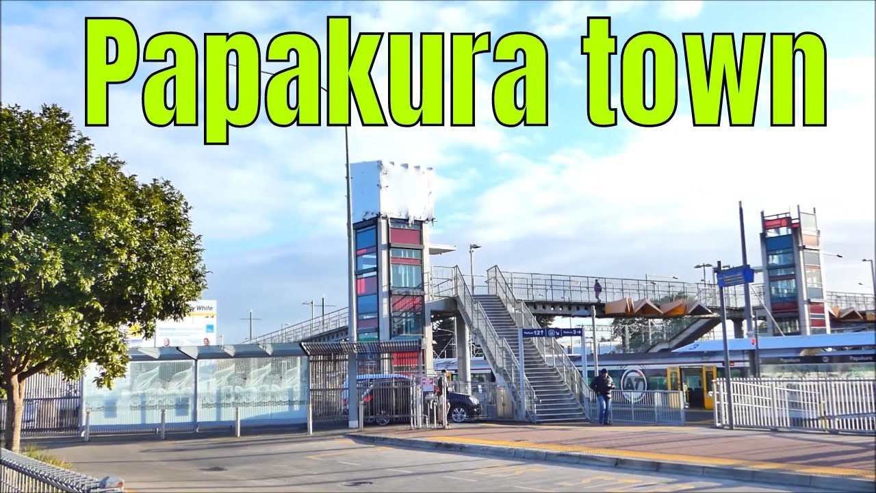 A morning walk, Papakura central park, Papakura train station
