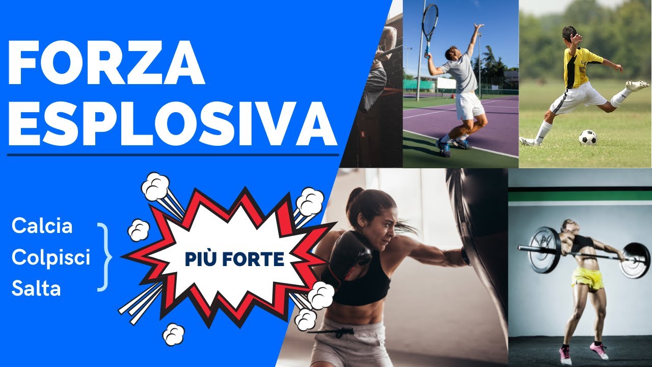 Forza Esplosiva 💥 Cos'è e come allenarla (gambe e braccia) con la SCIENZA 🔍