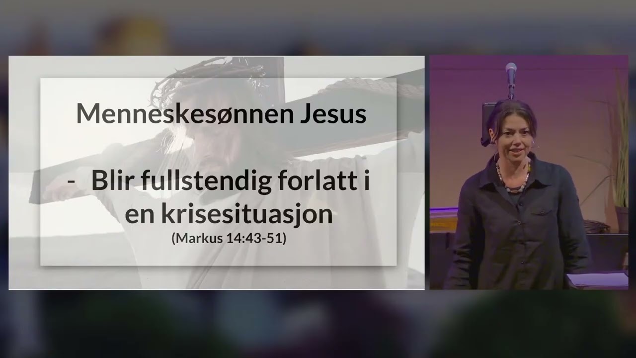 Linn Myhr - Menneskes&oslash;nnen: Jesu siste 24 timer - 18.01.2026