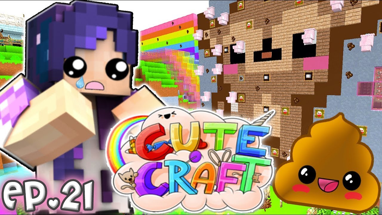POOP isn't CUTE!! | CuteCraft Minecraft SMP - Ep. 21