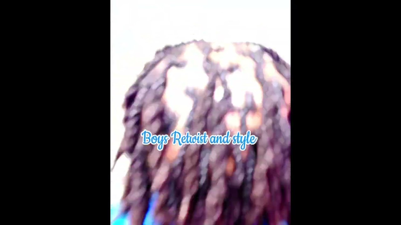 Boys Retwist and style #locs #naturallocs #loctician