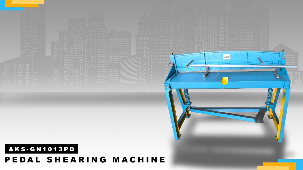 Mesin potong plat besi manual - Pedal shearing machine AKS-GN1013PD