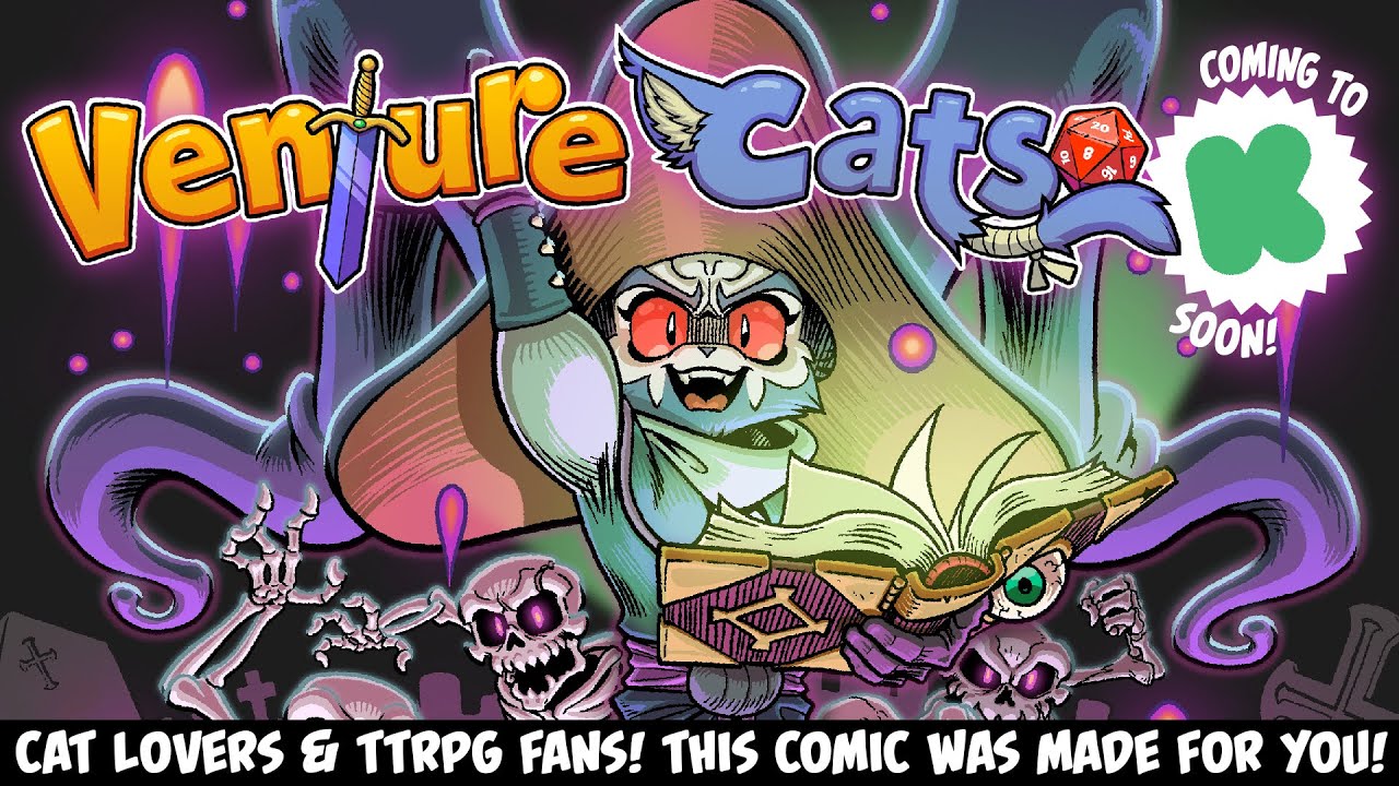 Venture Cats &ndash; Fantasy Comic Kickstarter Launch!