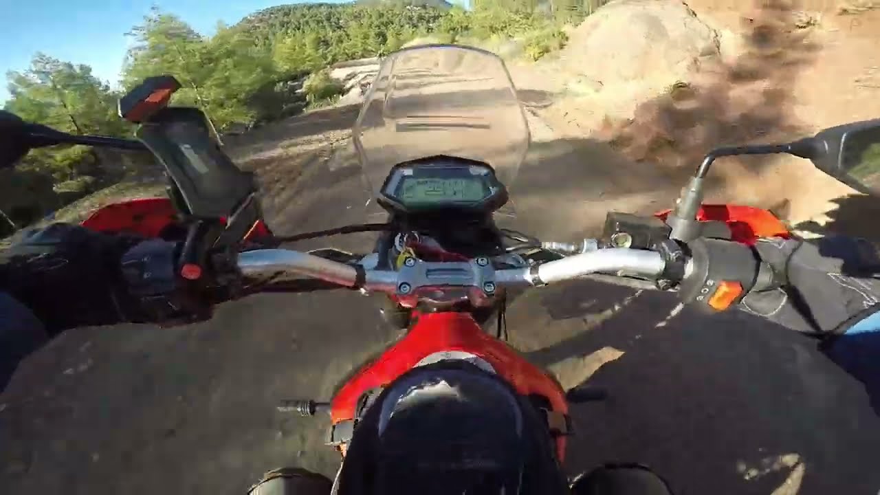 Hero xpulse  ktm 250  stabilize yol 