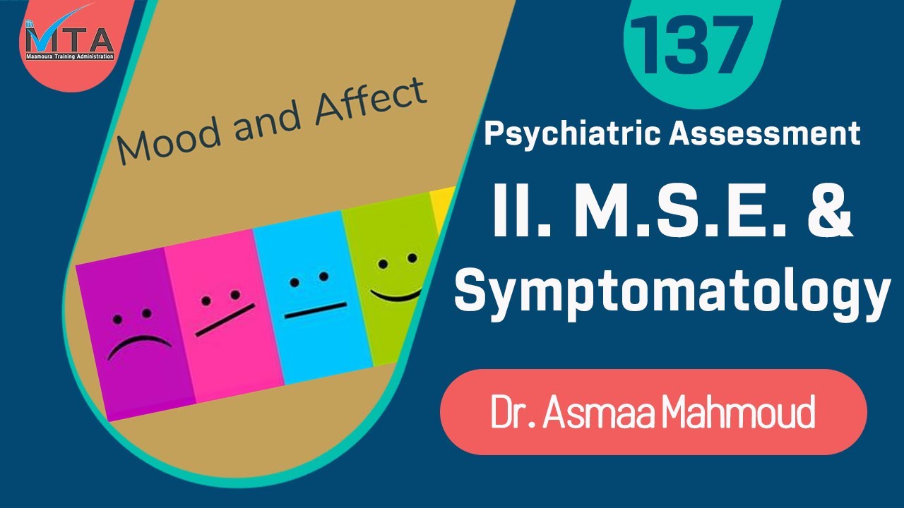 Psychiatric AssessmentII. M.S.E. & Symptomatology | Dr.Asmaa Mahmoud