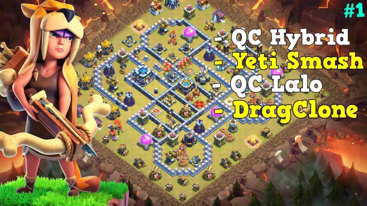 How To 3 Star Popular Bases | 4 Strategies Hybrid, DragClone, Yeti Smash, and QC Lalo! | iTzu | Raze