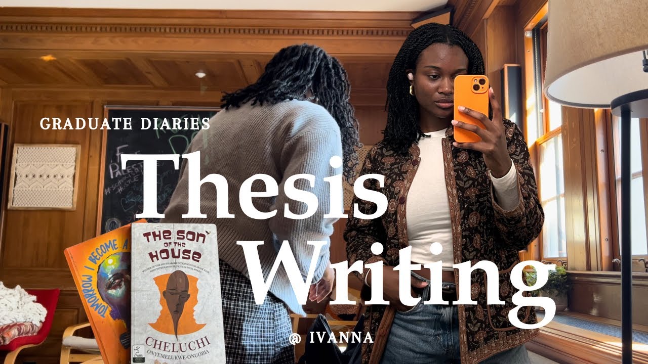 GRADUATE DIARIES | a week in the life of a Yale grad student writing her MA thesis 👩🏾‍💻🌟