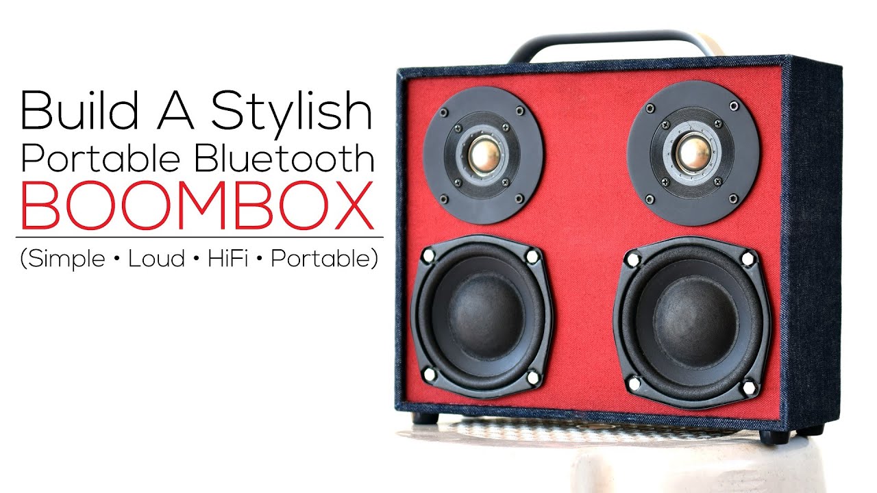 DIY Bluetooth Boombox (from scratch)