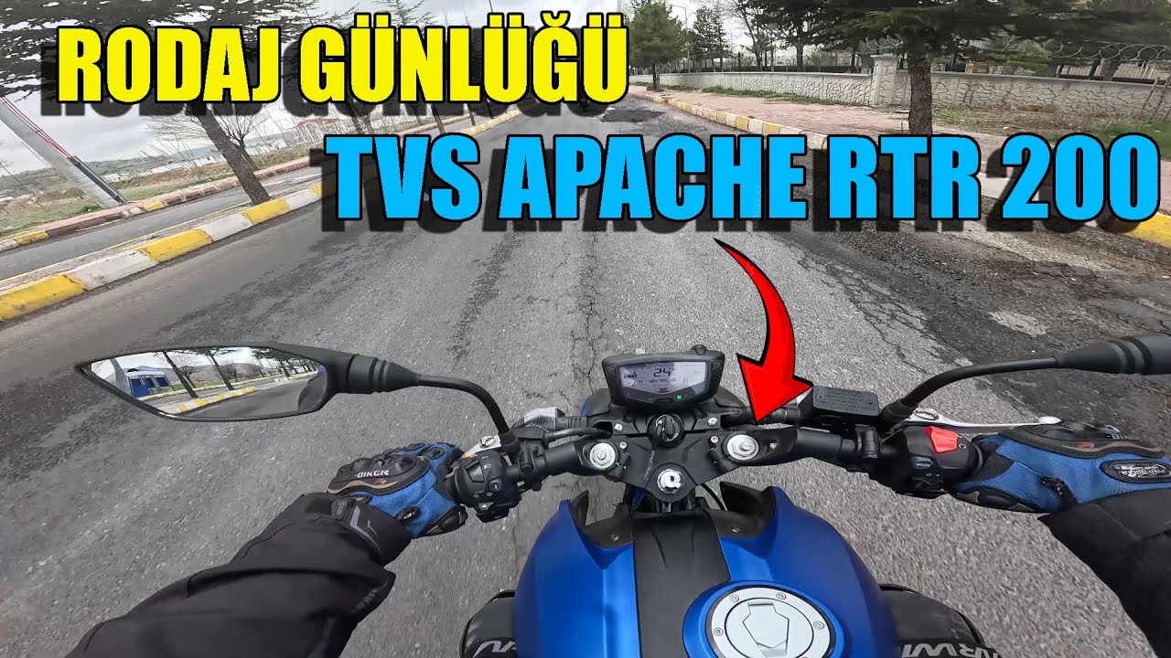 MOTOSİKLET RODAJ GÜNLÜĞÜ | BÖLÜM 1; KONUK: TVS APACHE RTR 200