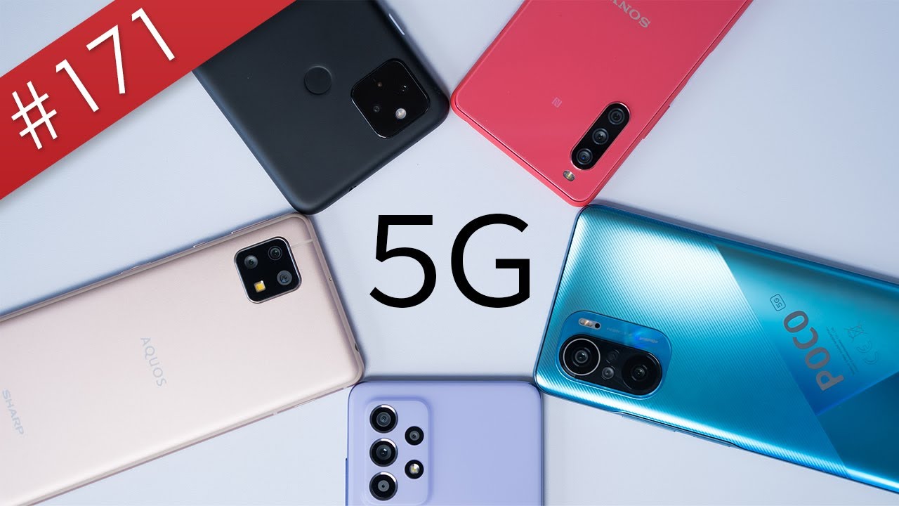 【阿哲】2021年5G平價手機大對決！(Sharp sense5G, Samsung A52, POCO F3, Sony Xperia 10 III, Pixel 4a 5G) [#171]