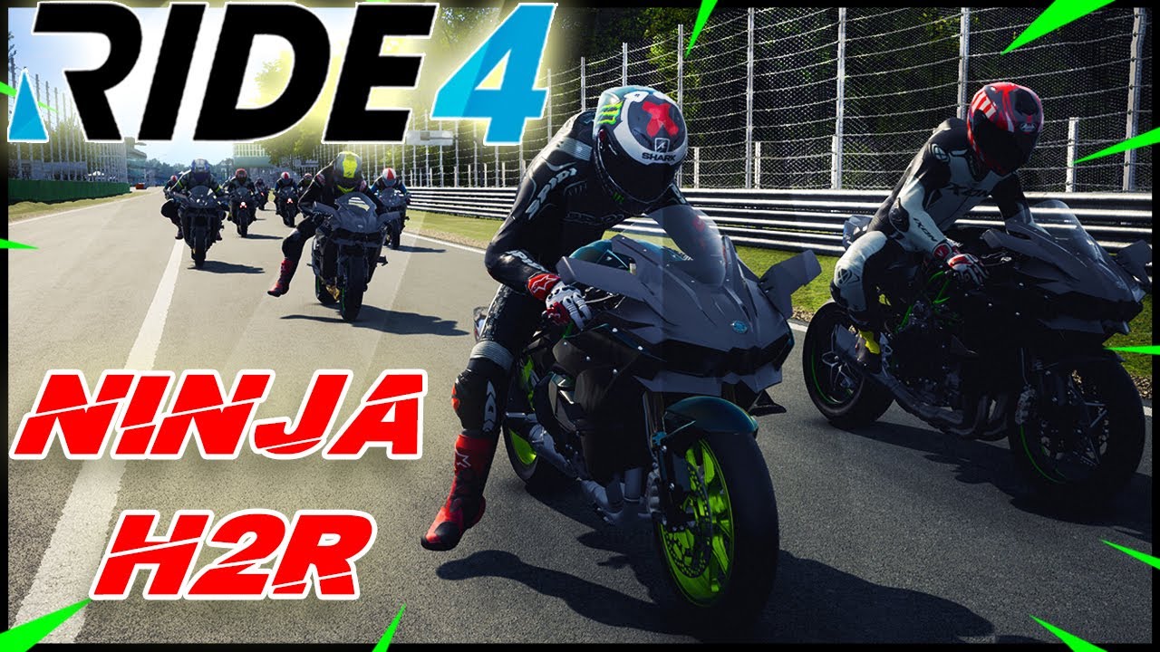 ¿ES MAS RÁPIDA QUE UNA MOTOGP LA KAWASAKI NINJA H2R? RIDE 4