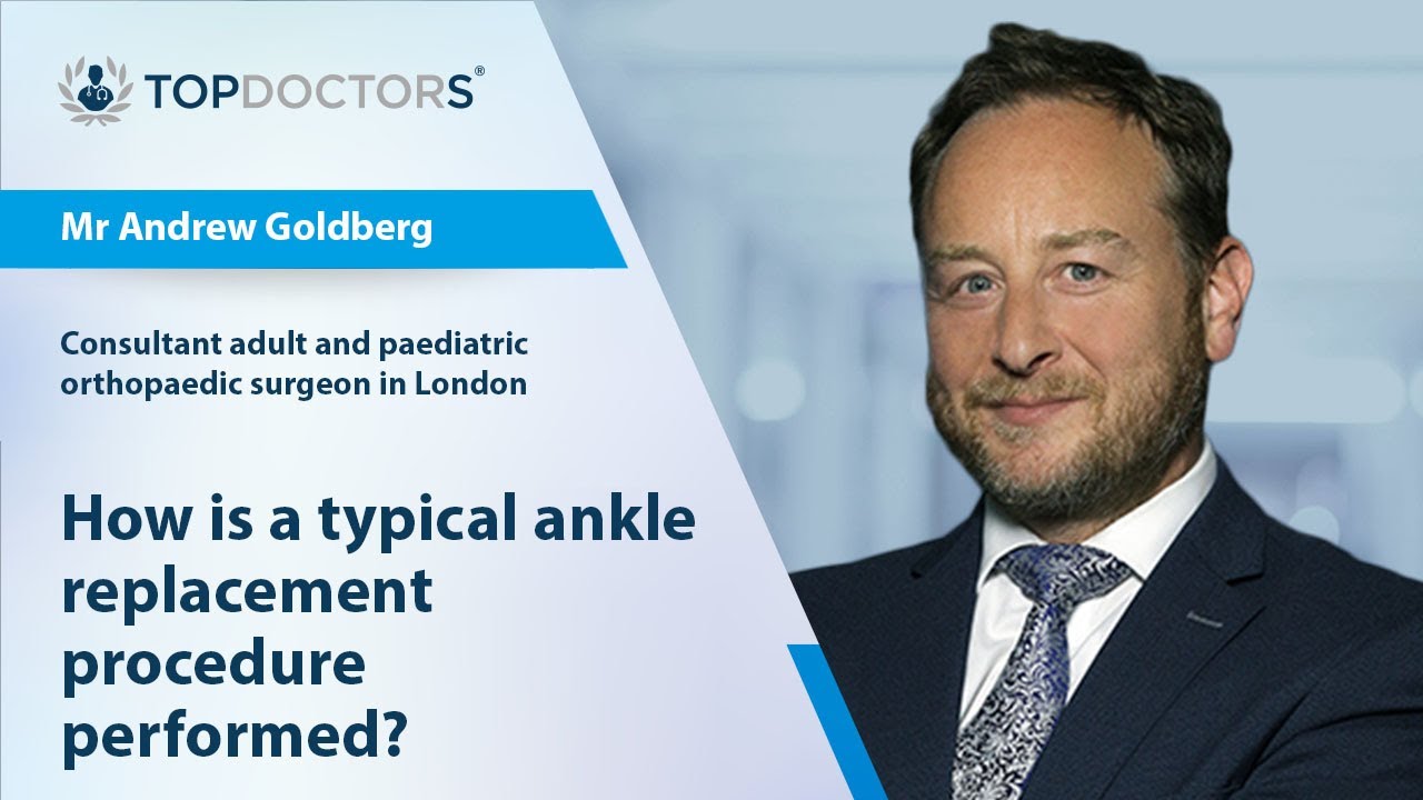 How is a typical ankle replacement procedure performed? - Online interview