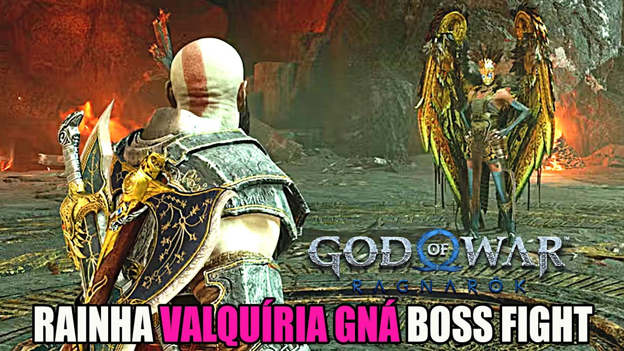 God of War Ragnarok Rainha Valquíria GNÁ Boss Fight
