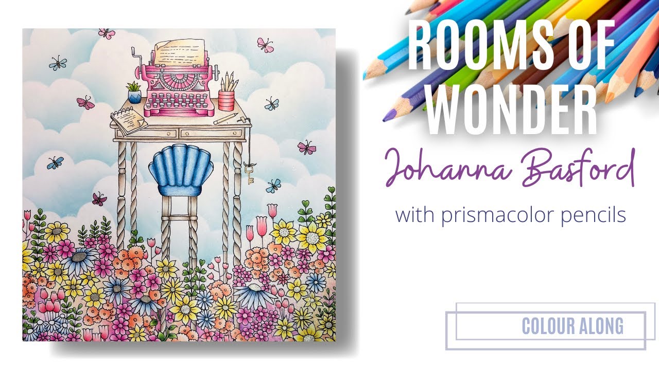 Colour Along | Rooms of Wonder by Johanna Basford