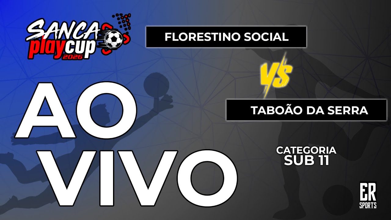 FLORESTINO SOCIAL X TABOÃO DA SERRA - SUB 11 | 20/01/2026 | AO VIVO | SANCA CUP | FABER CASTELL II
