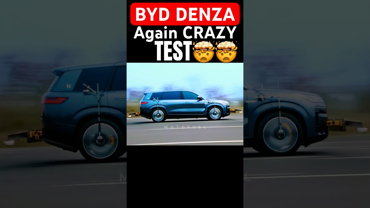 BYD Denza N9 Crazy Test. #byd #cars #automobile