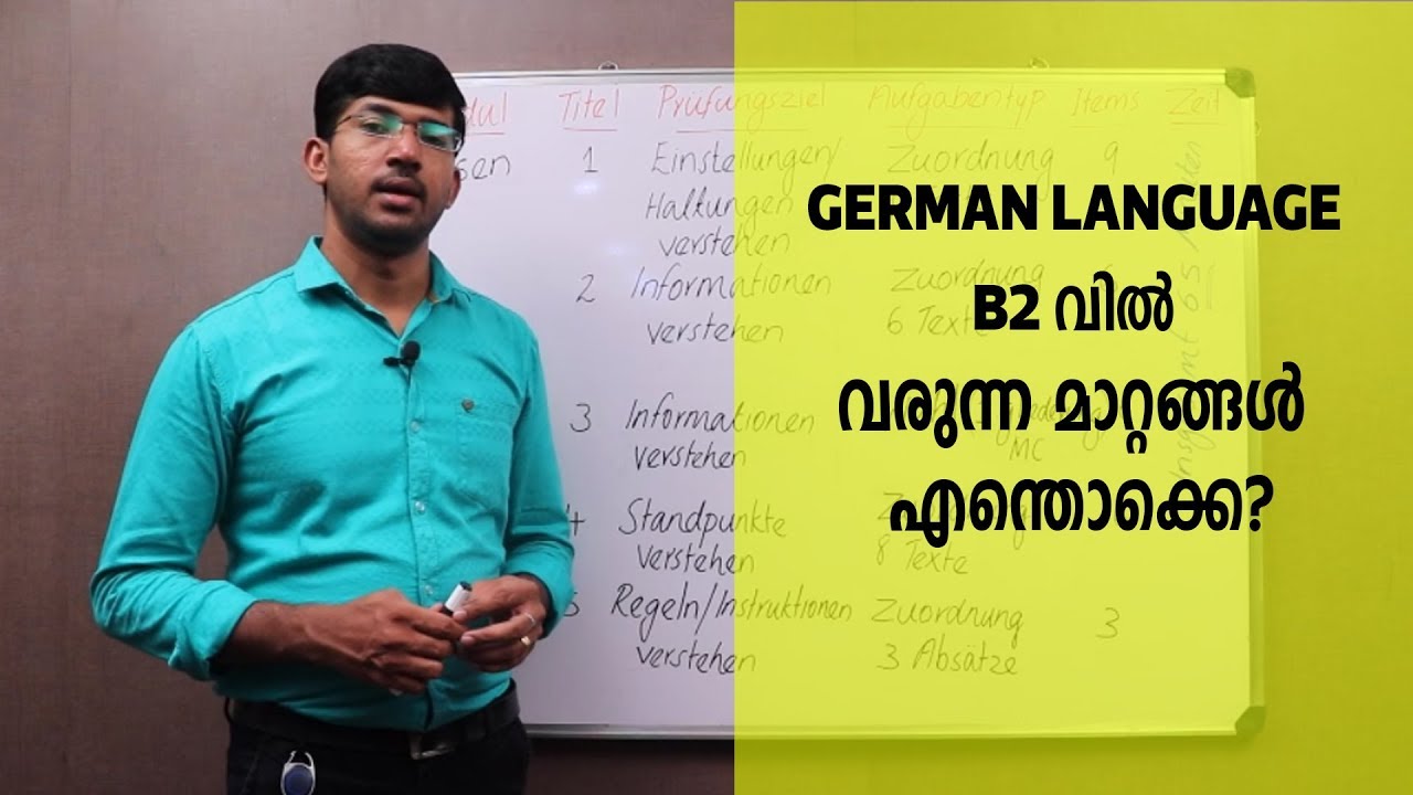 German B2 exam changes | German Language Coaching in Kannur & Kottayam