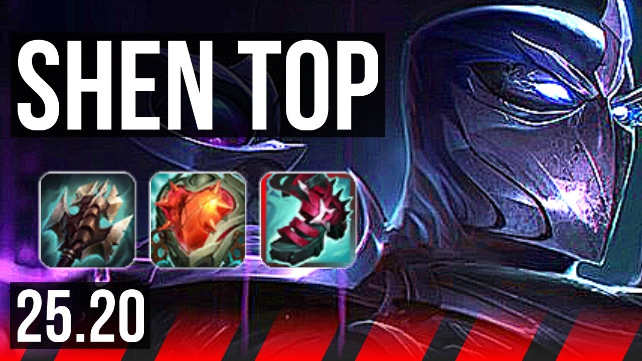 SHEN vs DR. MUNDO (TOP) | 6 solo kills, 12/3/12, Dominating | EUW Master | 25.20