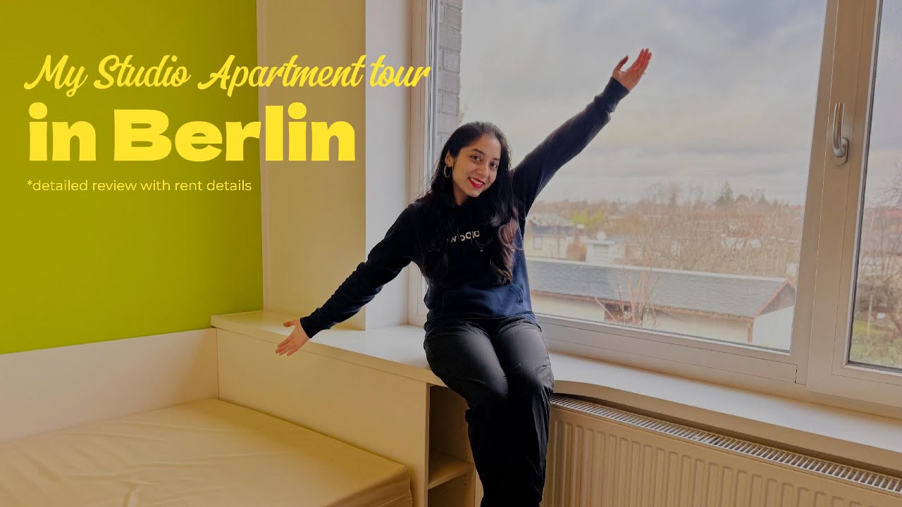 My Apartment Tour in Berlin 🏡 | Perfect for students and working people 🥰 | Life in Germany 🇩🇪