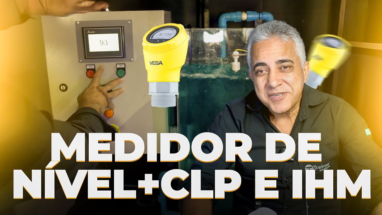 Medidor de Nível Radar + Leitura de SInal no CLP e IHM