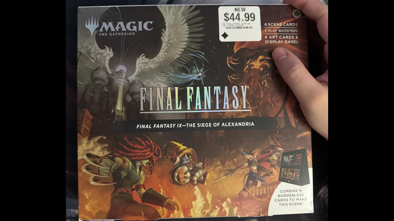 Opening a MTG Final Fantasy Scene Box: The Siege of Alexandria!