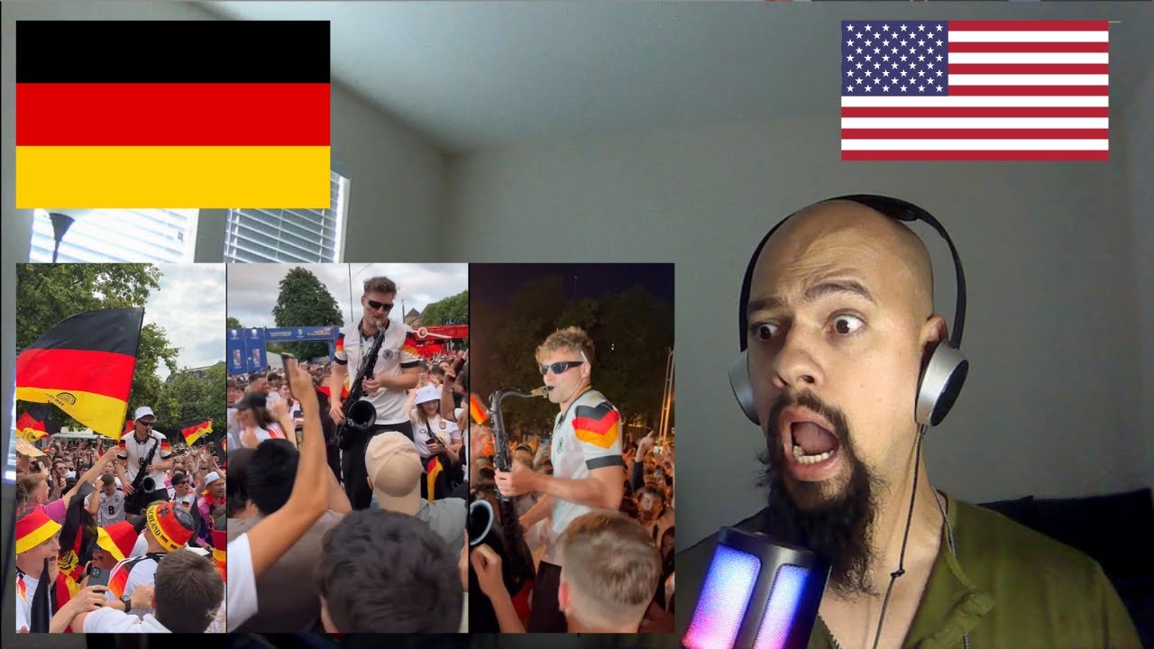 American Reacts To German Andre Schnura Saxophone Euro 2024 Goes Viral