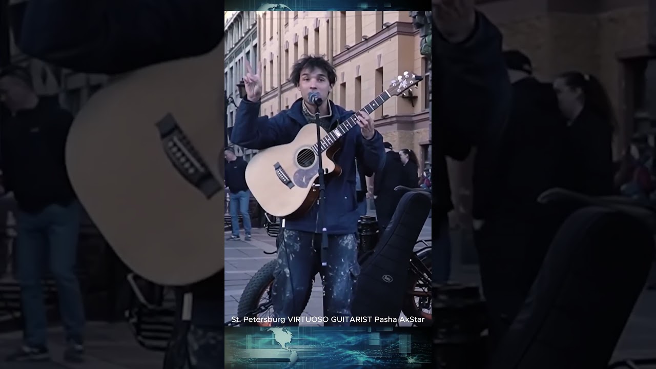 St. Petersburg VIRTUOSO GUITARIST Pasha AkStar #AkStar #PashaAkStar #GUITARIST