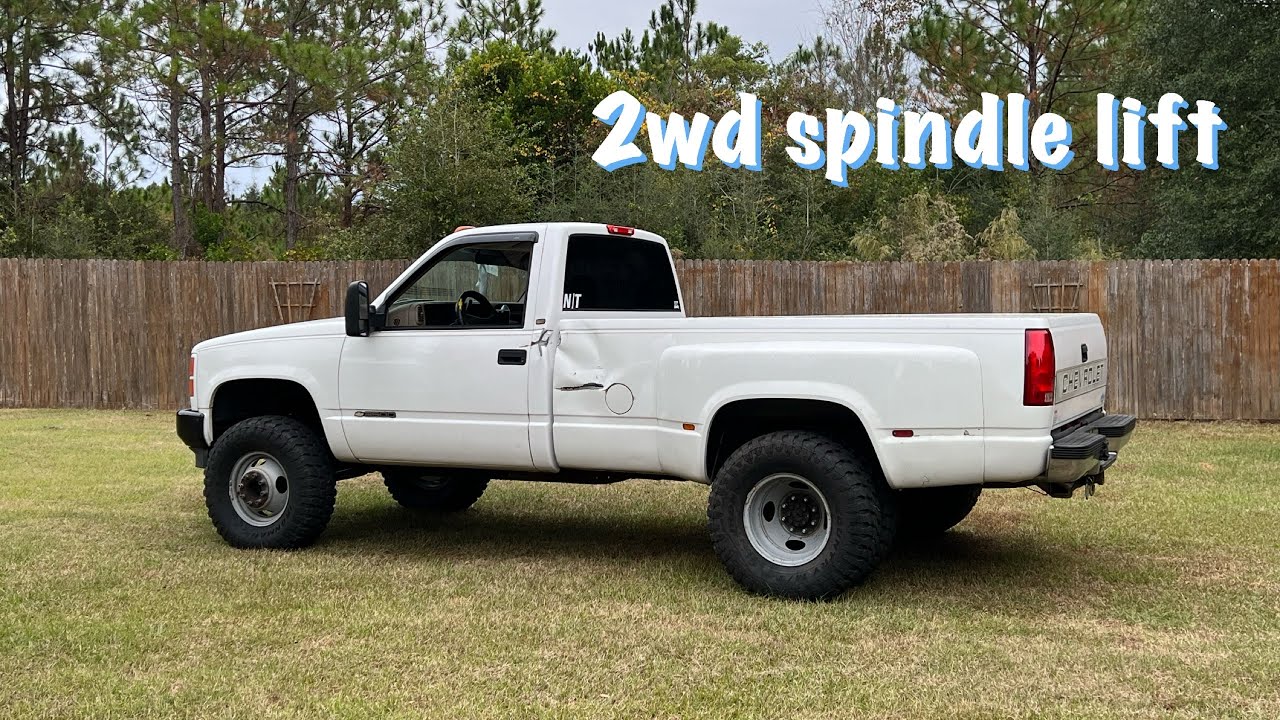 OBS C3500 Dually 4.5” Lift Spindle Install… So Much Better!