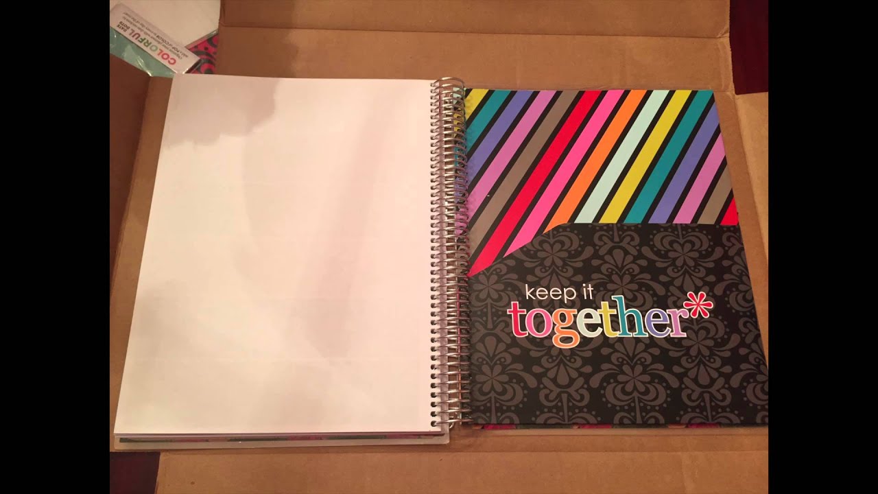 Erin Condren Deluxe Notebook Unboxing and Review!